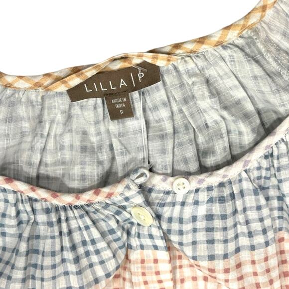 3/4 Sleeve Button Down Peplum Dress Size Small NWOT - Picture 6 of 12